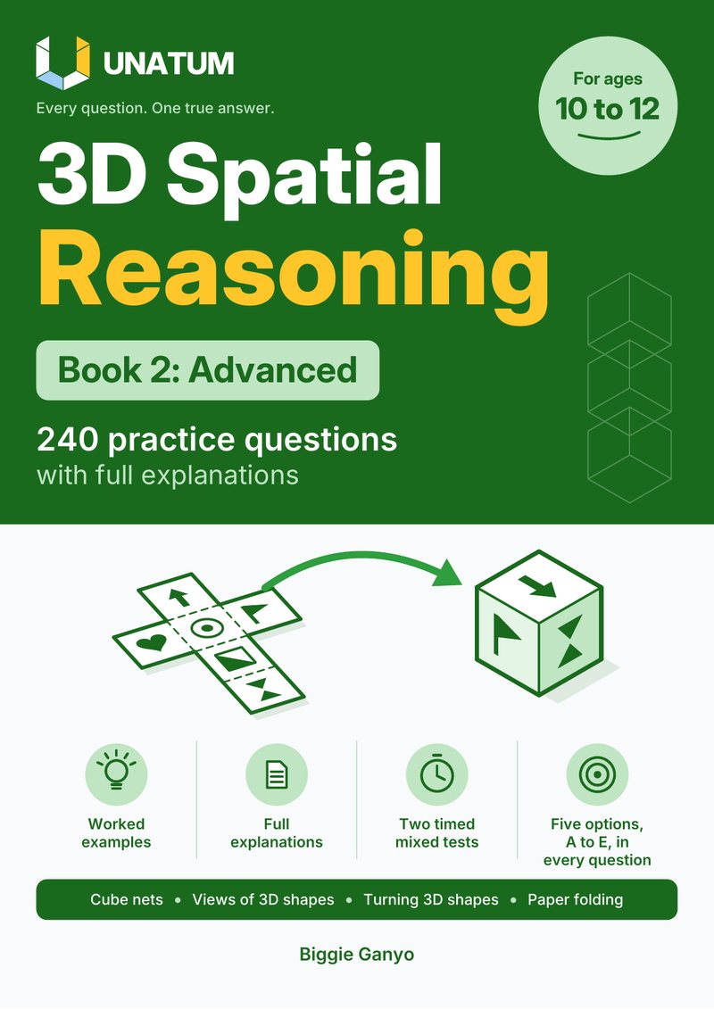 The cover of 3D Spatial Reasoning, Book 2: Advanced.